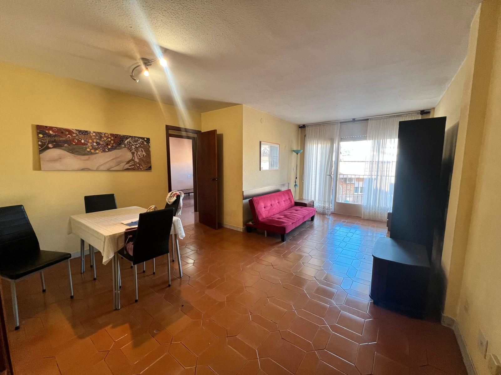 Living room of Flat for sale in  Lleida Capital  with Heating, Swimming Pool and Furnished