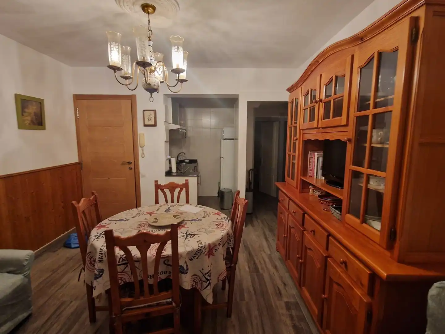 Dining room of Flat for rent in Tapia de Casariego  with Furnished, Oven and Washing machine