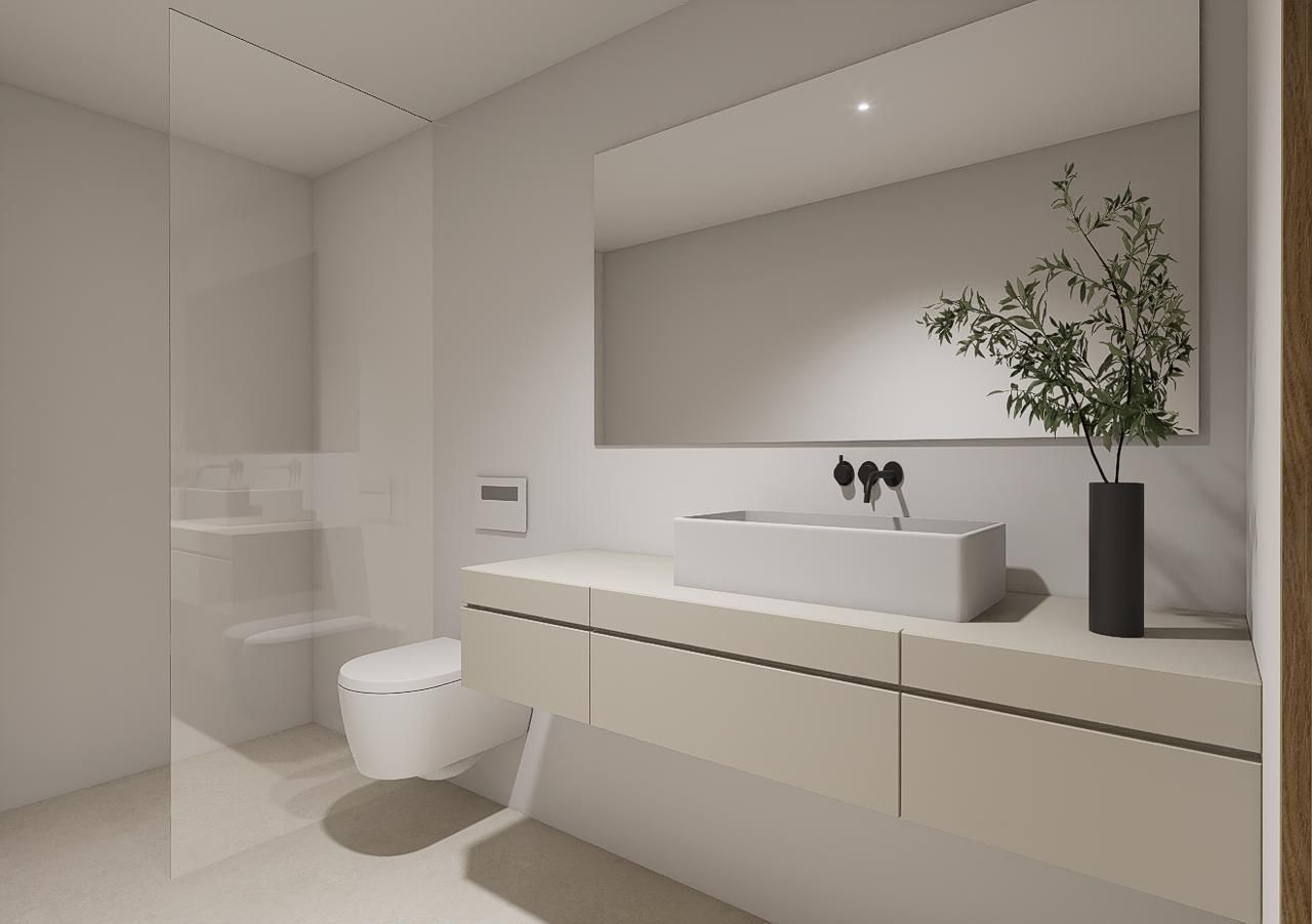 Bathroom of Flat for sale in Elche / Elx  with Air Conditioner