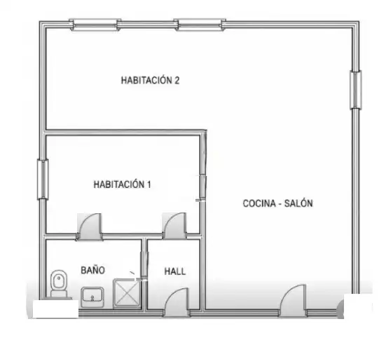 Wohnung zum Verkauf in Guadalajara mit Heizung