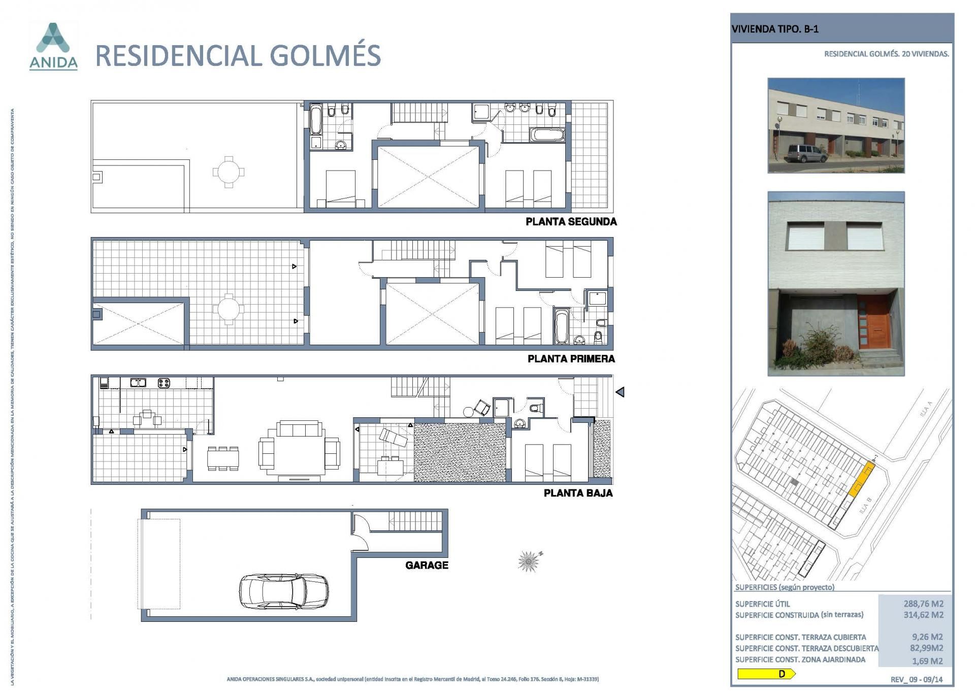 Casa adosada en venda en Golmés amb Calefacció, Terrassa i Forn