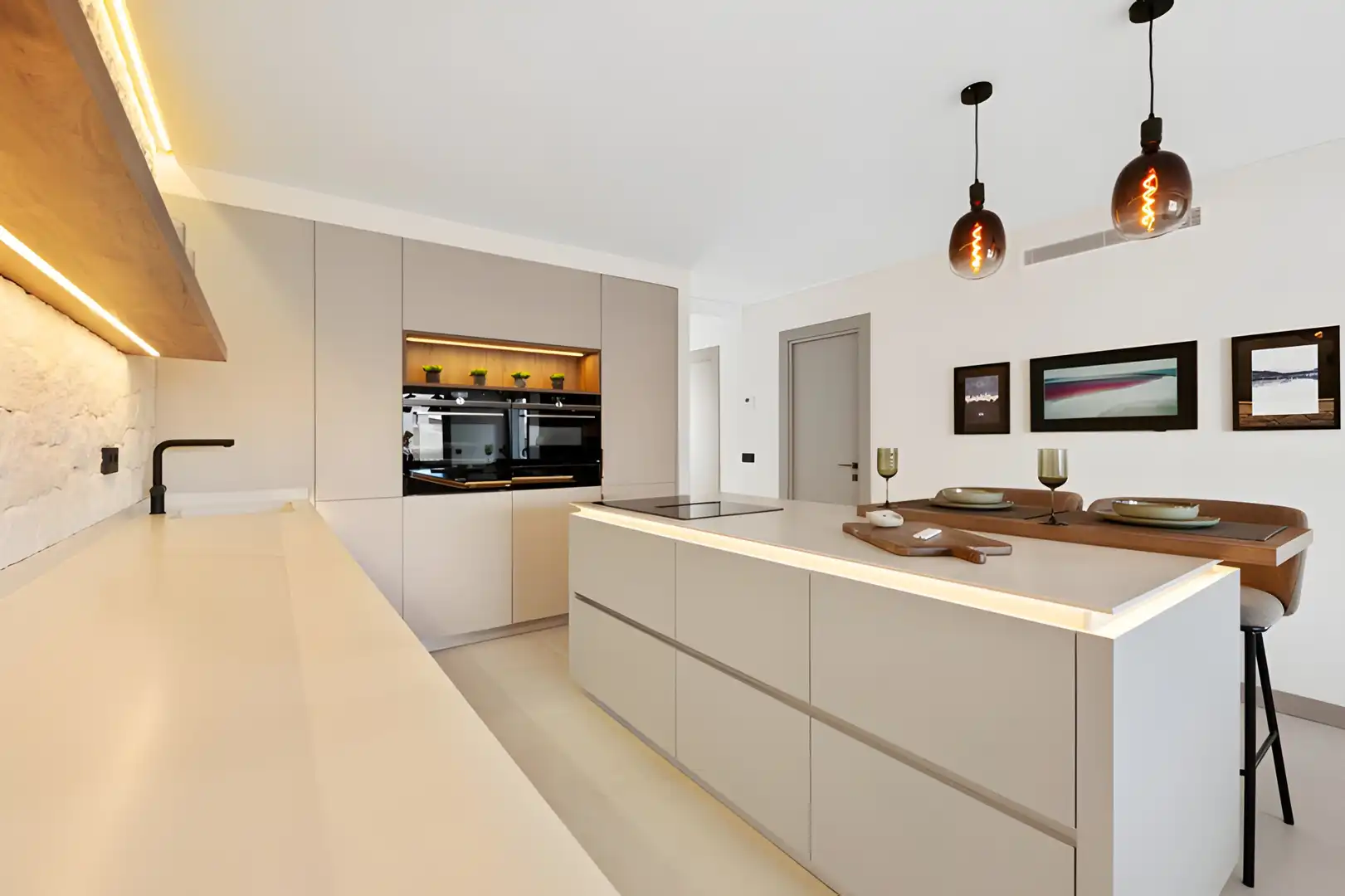 Cocina de Ático en venta en Marbella con Aire acondicionado, Calefacción y Terraza