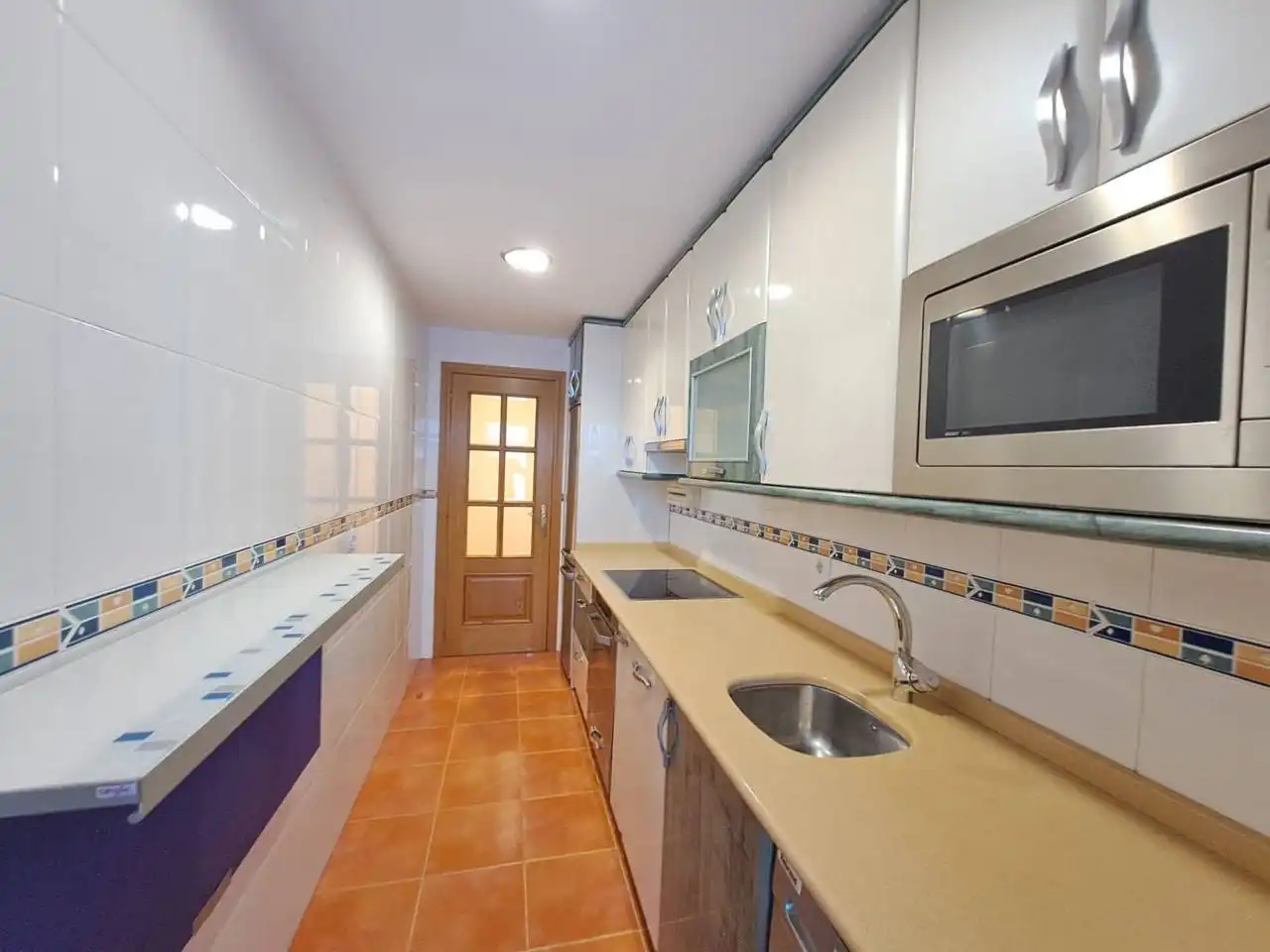 Küche von Wohnung zur Miete in Burgos mit Heizung, Parkett und Terrasse