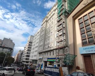Exterior view of Flat to rent in A Coruña Capital   with Heating, Furnished and Oven