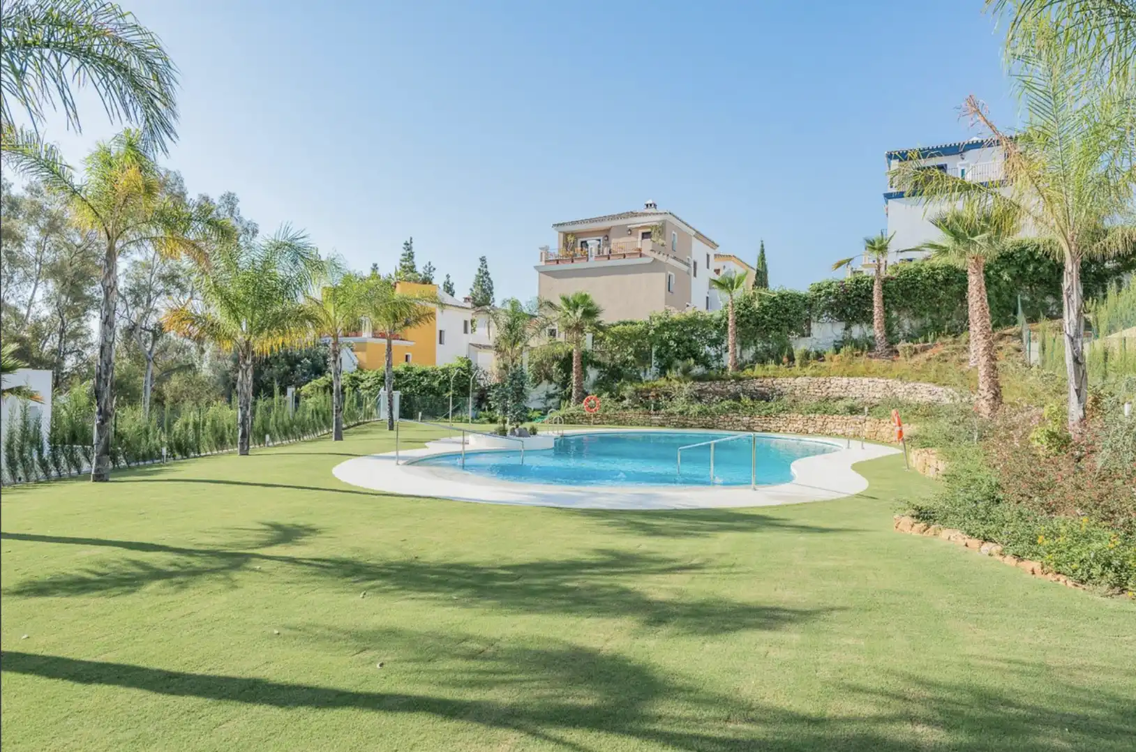 Jardín de Apartamento de alquiler en Marbella con Aire acondicionado, Terraza y Amueblado