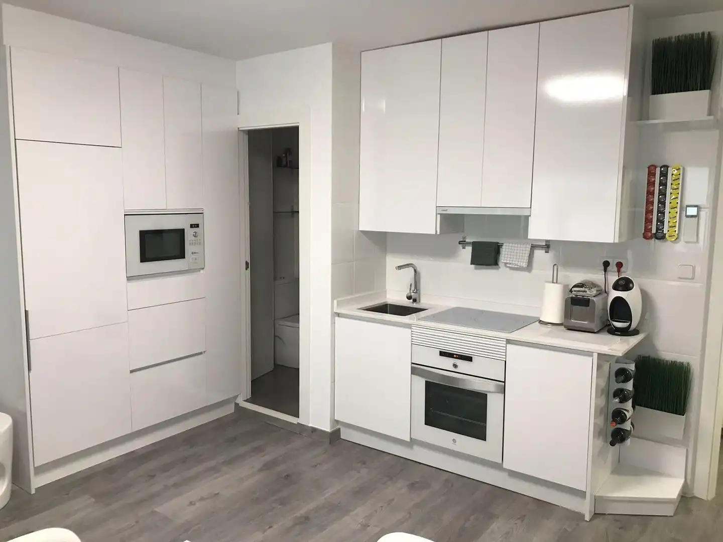 Küche von Wohnung zur Miete in Cartagena mit Klimaanlage und Möbliert