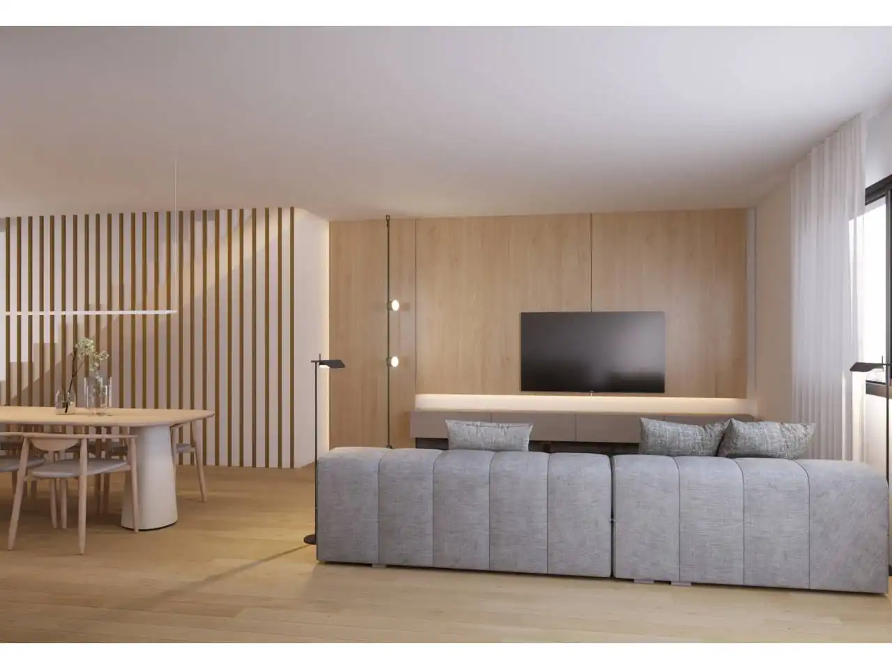 Sala de estar de Casa adosada en venta en Torres de Segre con Aire acondicionado, Calefacción y Jardín privado