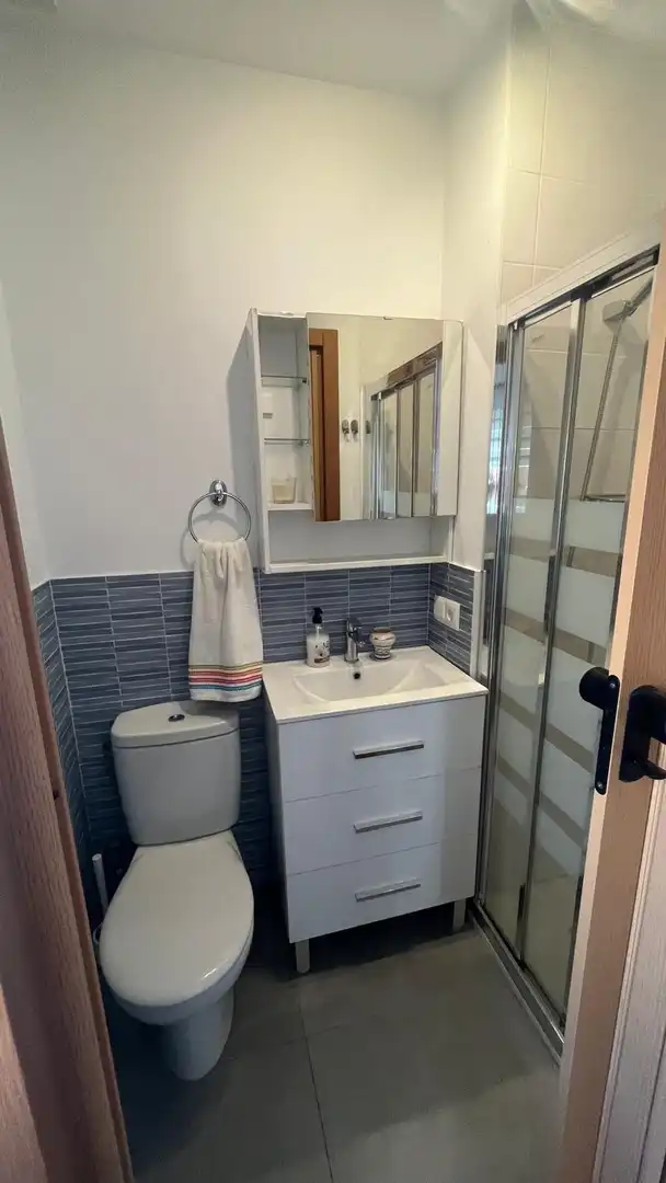 Baño de Estudio de alquiler en Sevilla con Amueblado
