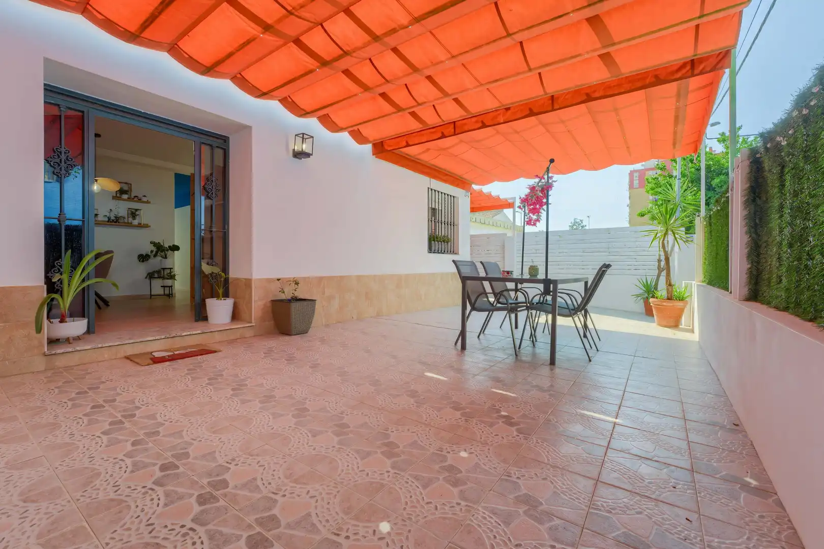Terrace of Detached homes for sale in Dos Hermanas  with Private garden and Community pool