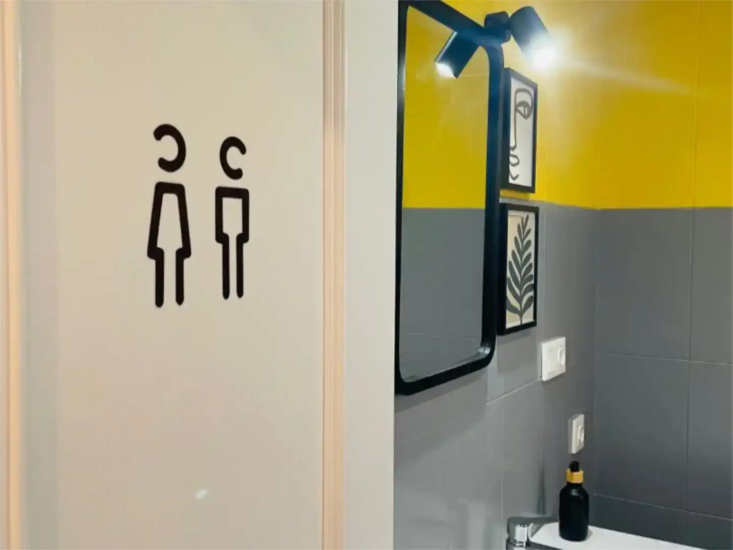 Baño de Piso para compartir en Oliveros - Altamira