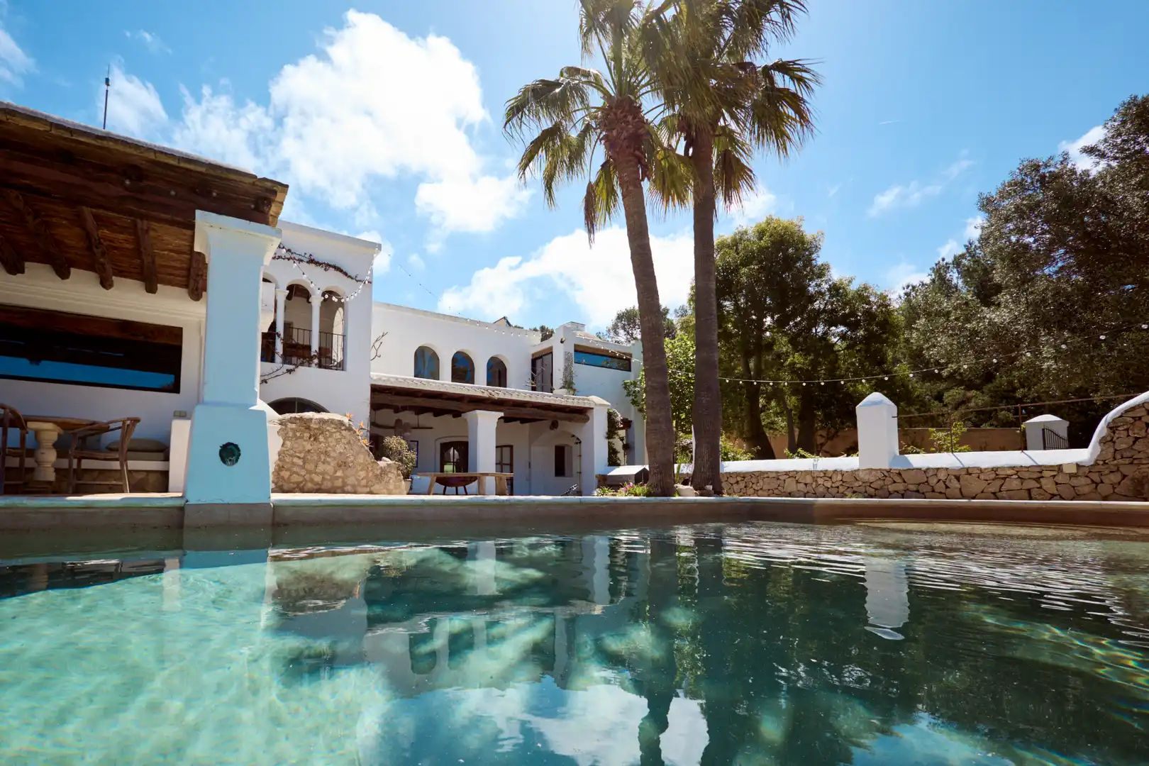 Piscina de Finca rústica en venda en Sant Joan de Labritja amb Aire condicionat, Jardí privat i Parquet