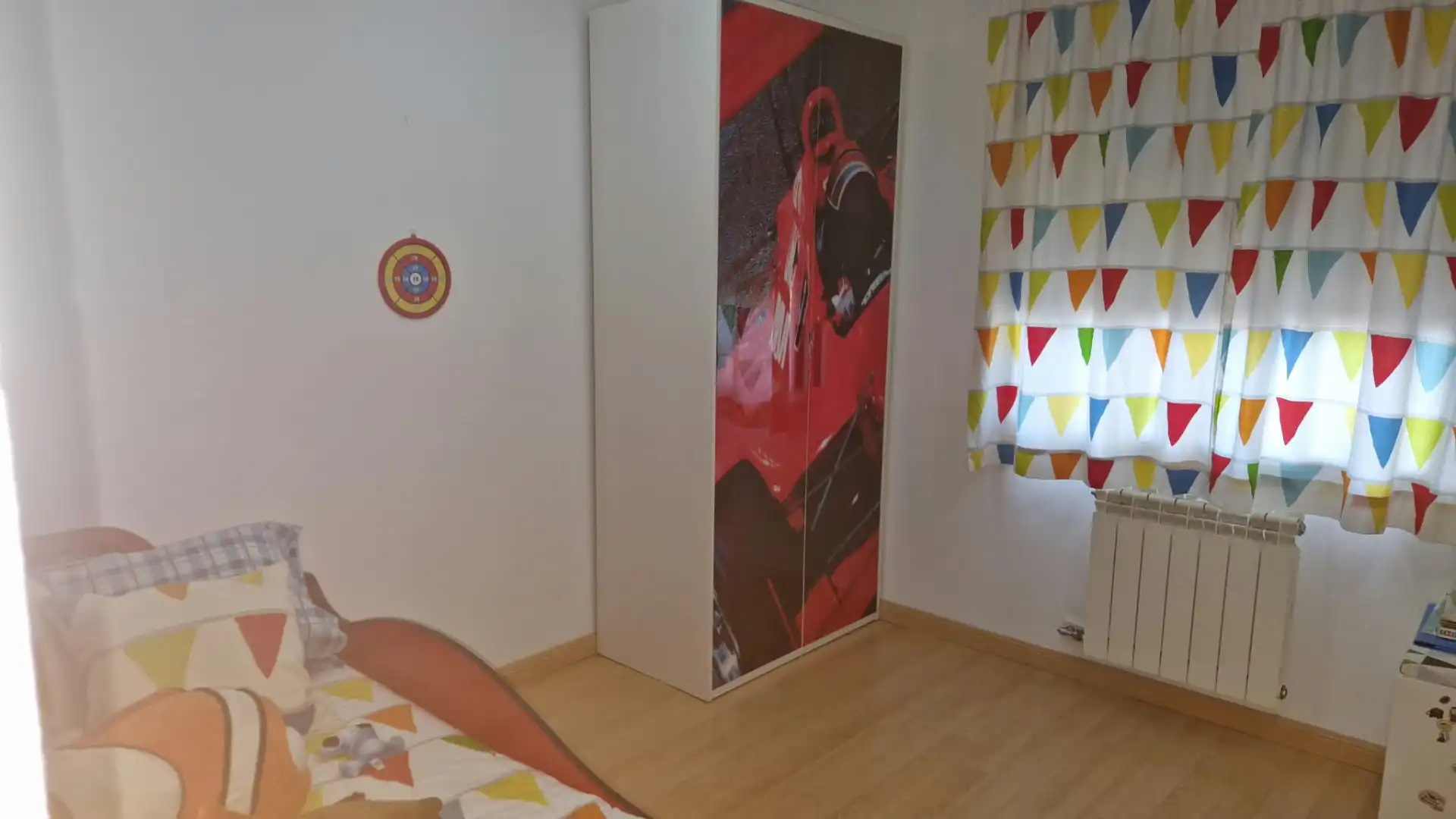 Schlafzimmer von Wohnung zur Miete in Zaragoza mit Heizung, Parkett und Terrasse