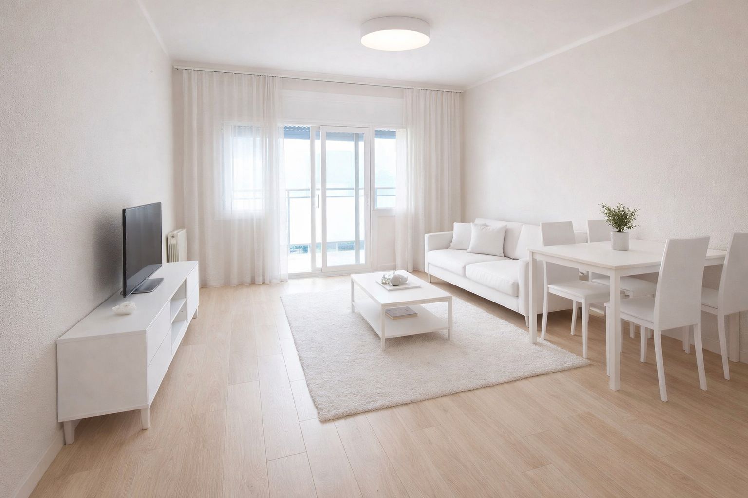 Living room of Flat for sale in Castellar del Vallès  with Heating and Balcony