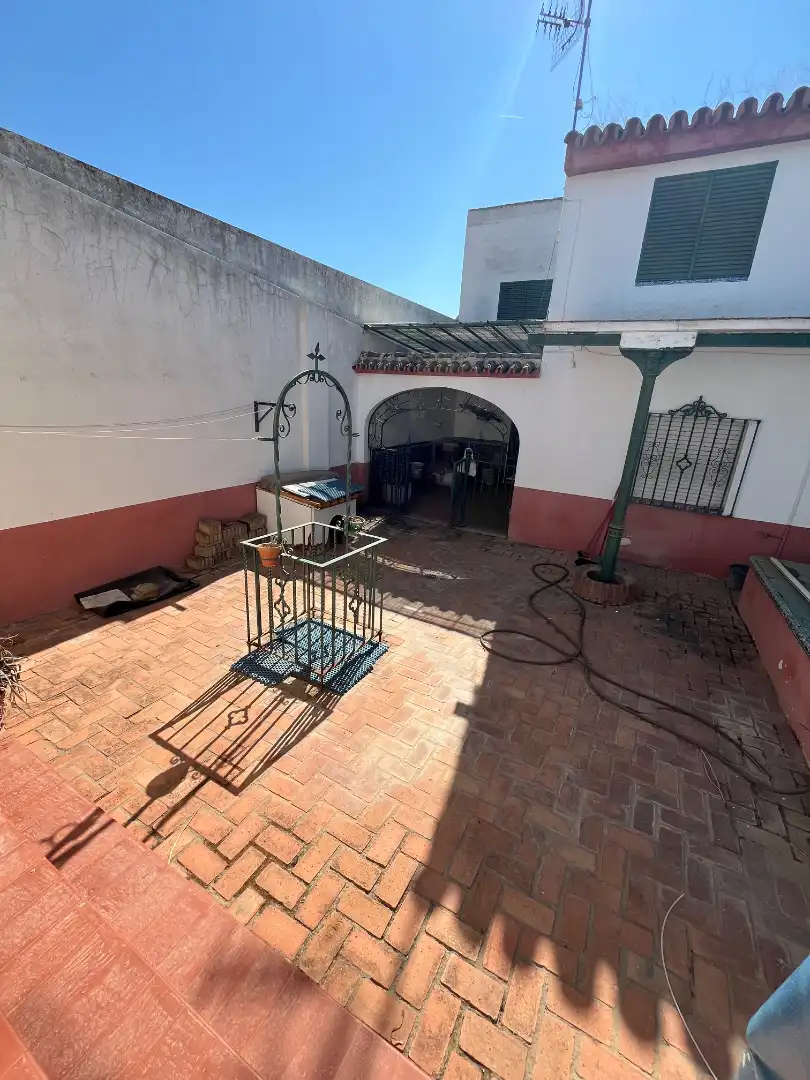 Jardí de Casa o xalet en venda en Villanueva del Ariscal amb Aire condicionat, Traster i Piscina