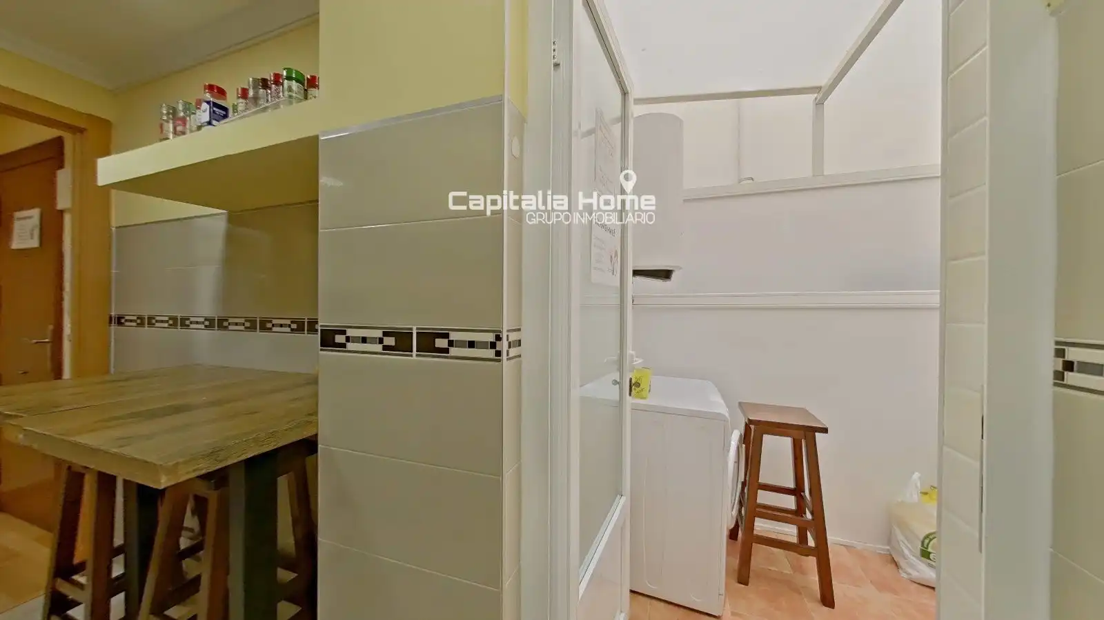 Cocina de Piso en venta en Alicante / Alacant con Aire acondicionado, Calefacción y Amueblado