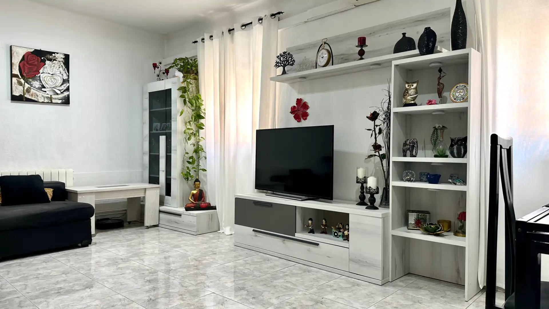 Sala de estar de Planta baja en venta en Barcelona con Aire acondicionado, Calefacción y Terraza