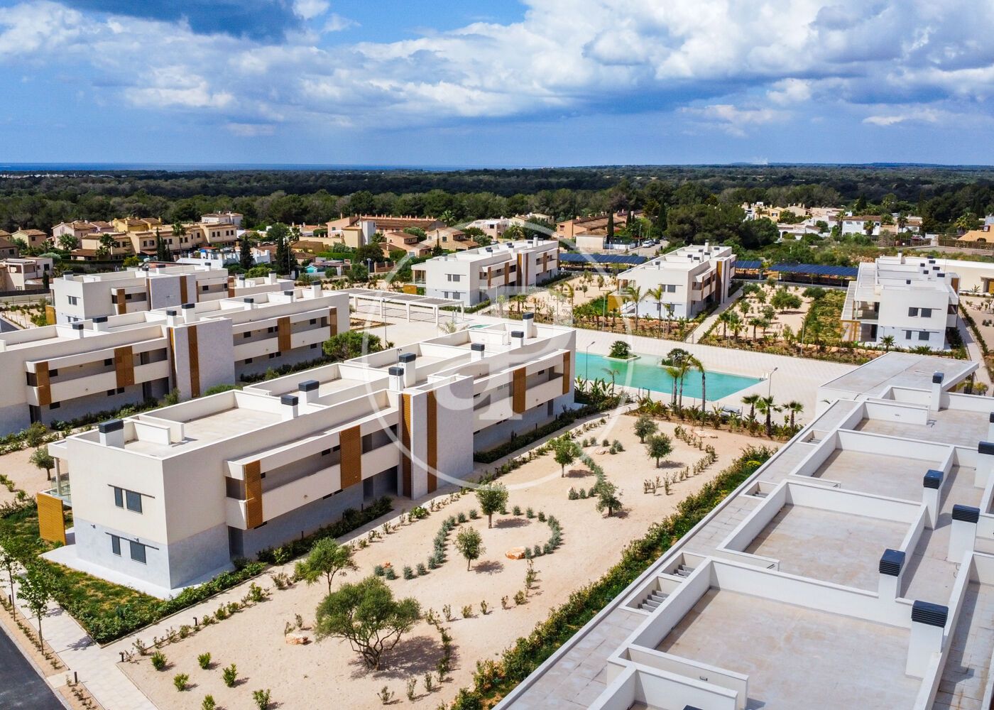 Exterior view of Flat for sale in Campos  with Air Conditioner, Heating and Private garden