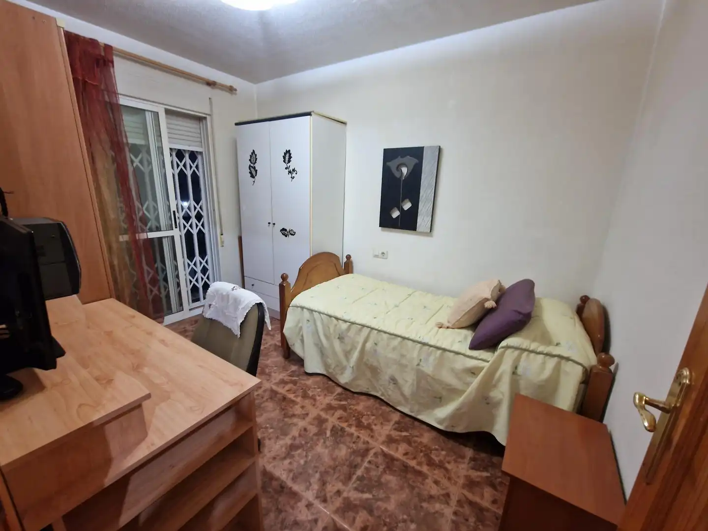 Schlafzimmer von Einfamilien-Reihenhaus zum Verkauf in Águilas mit Klimaanlage, Privatgarten und Terrasse