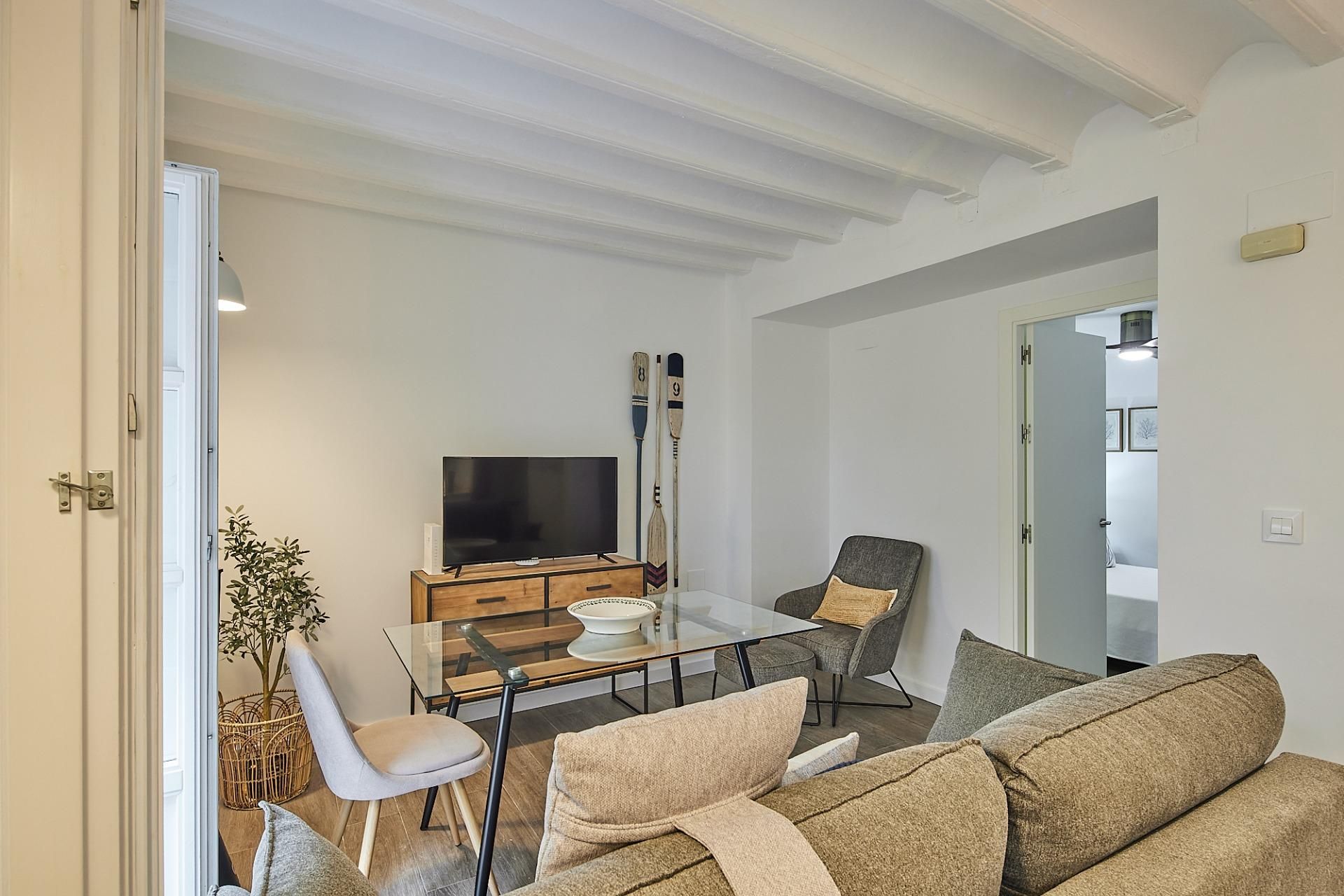 Sala d'estar de Pis en venda en  Cádiz Capital amb Balcó
