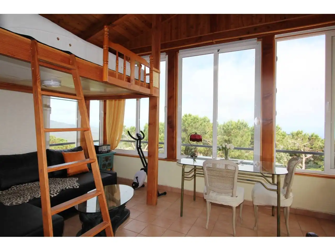 Bedroom of Houses for sale in Lloret de Mar  with Air Conditioner, Heating and Private garden