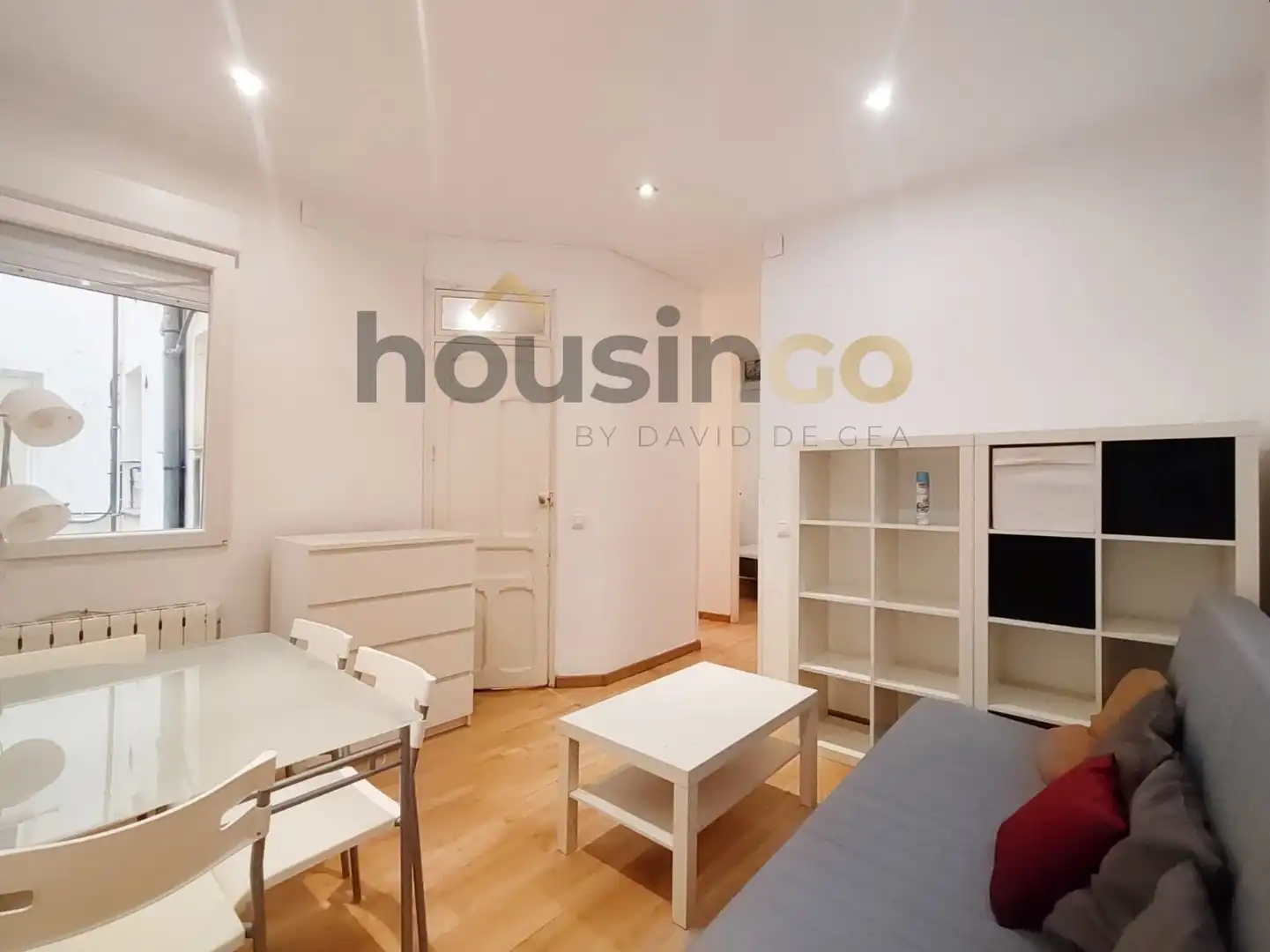 Living room of Flat for rent in Madrid  with Heating and Furnished
