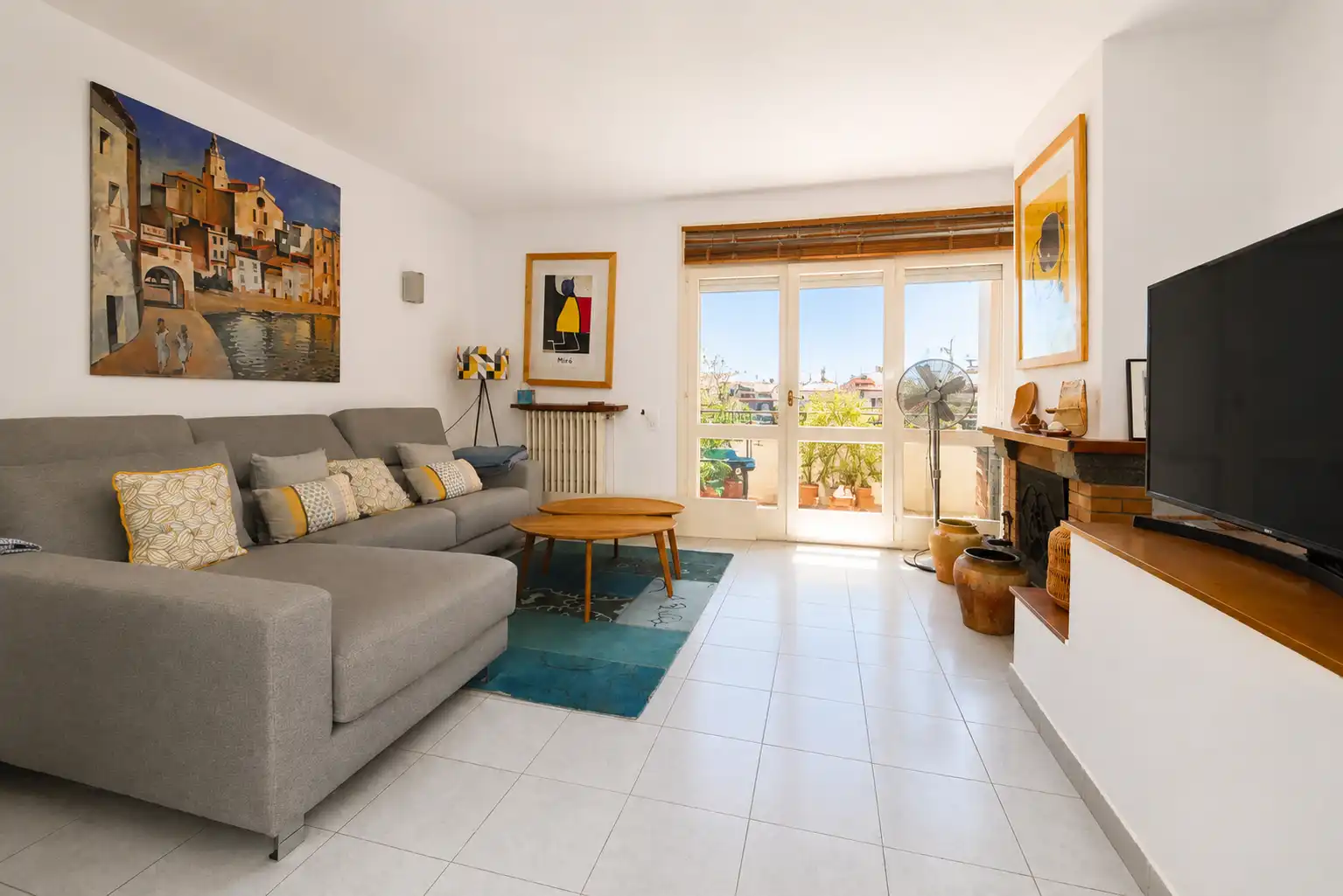 Sala de estar de Casa o chalet en venta en Torroella de Montgrí con Calefacción, Terraza y Amueblado