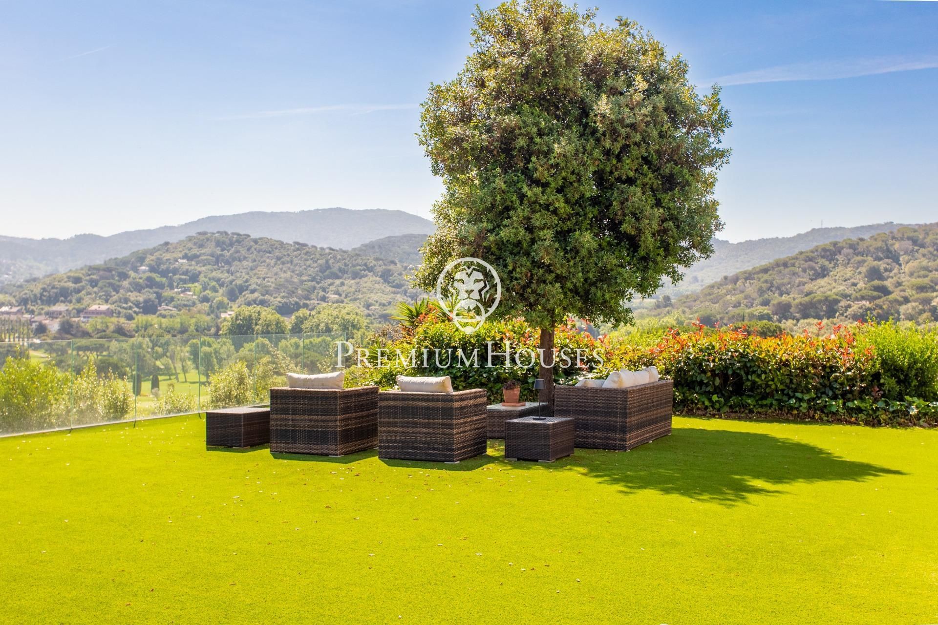 Terrace of House or chalet for sale in Vallromanes  with Air Conditioner, Heating and Swimming Pool