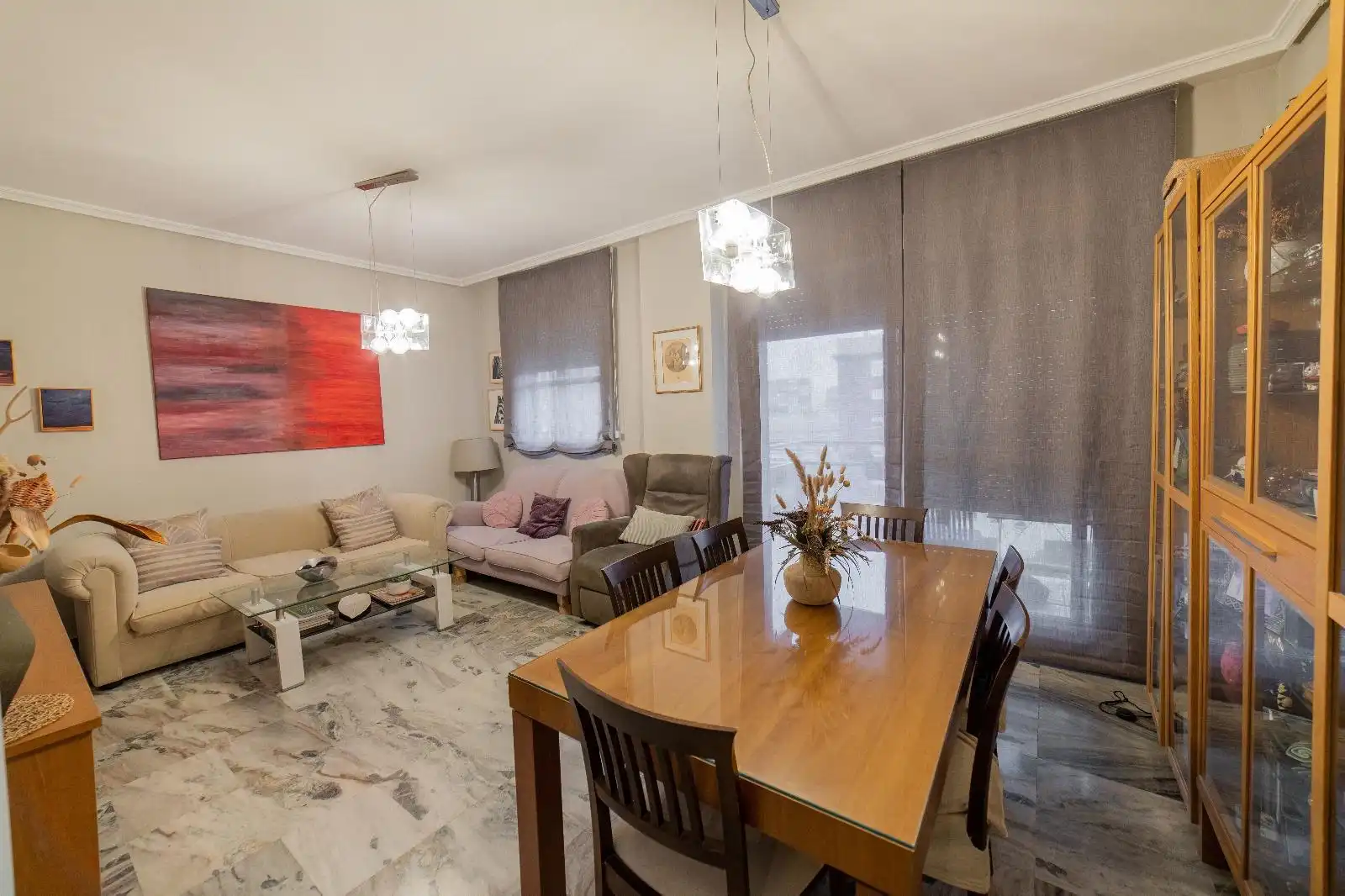 Living room of Flat for sale in Sevilla  with Furnished