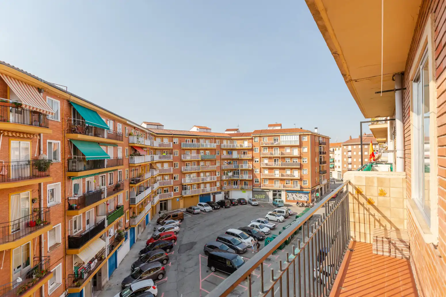 Vista exterior de Pis en venda en  Pamplona / Iruña amb Calefacció i Balcó
