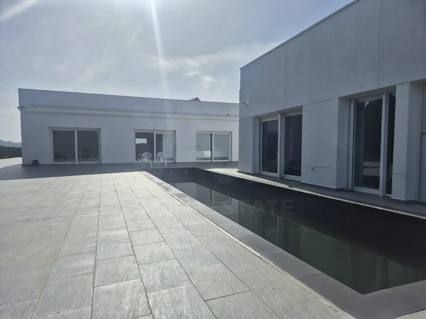 Terrassa de Casa o xalet en venda en Alburquerque amb Calefacció i Piscina