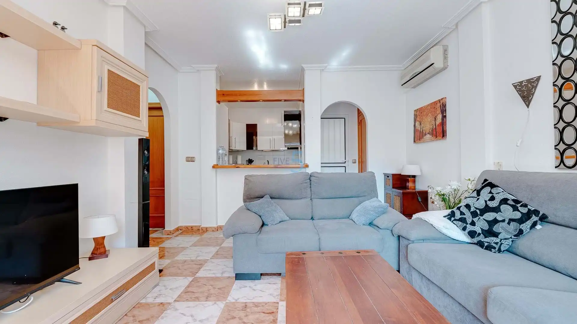 Wohnzimmer von Haus oder Chalet zum Verkauf in Orihuela mit Klimaanlage, Terrasse und Abstellraum
