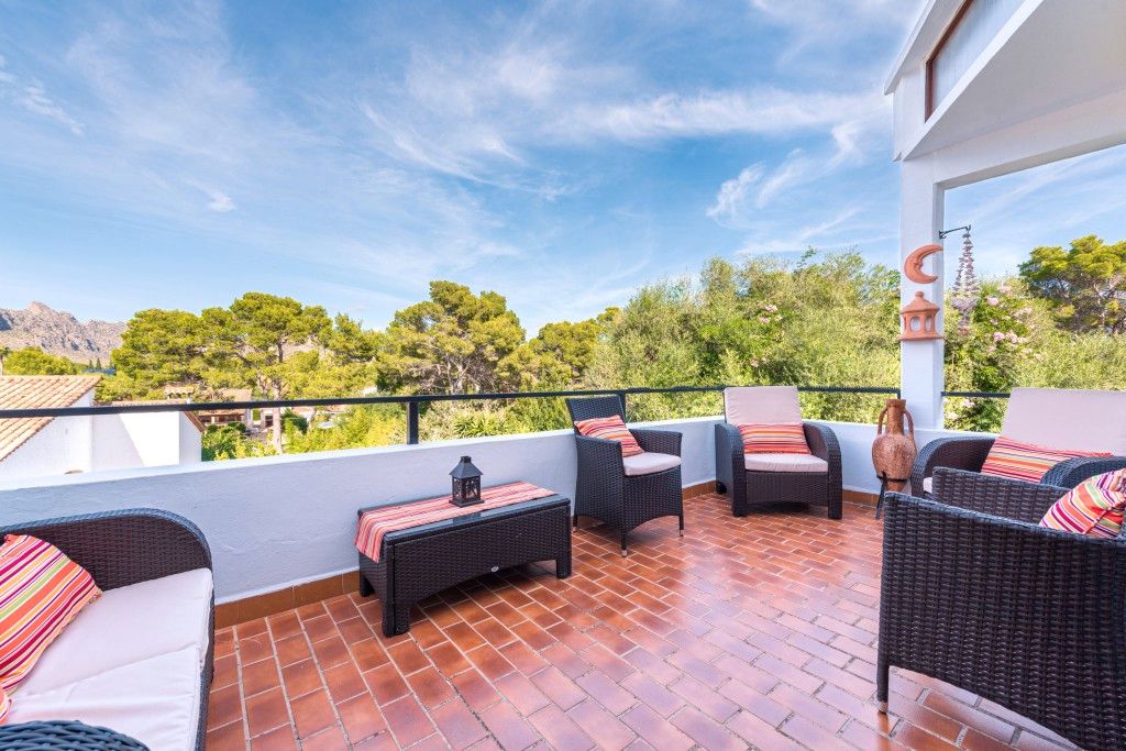 Terrassa de Casa o xalet en venda en Pollença amb Calefacció, Jardí privat i Terrassa