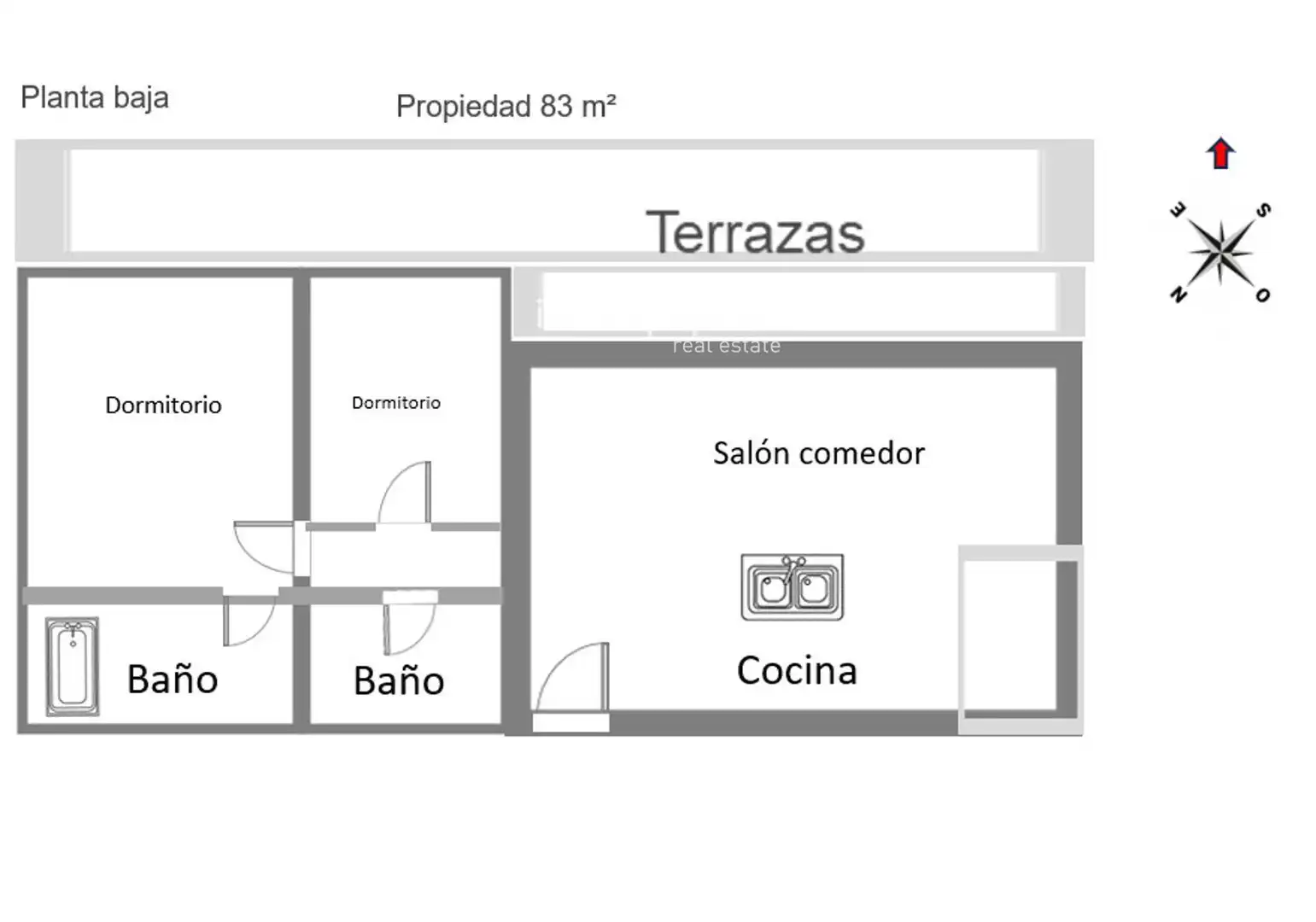 Apartamento en venta en Castell d'Aro, Platja d'Aro i s'Agaró con Aire acondicionado, Calefacción y Terraza