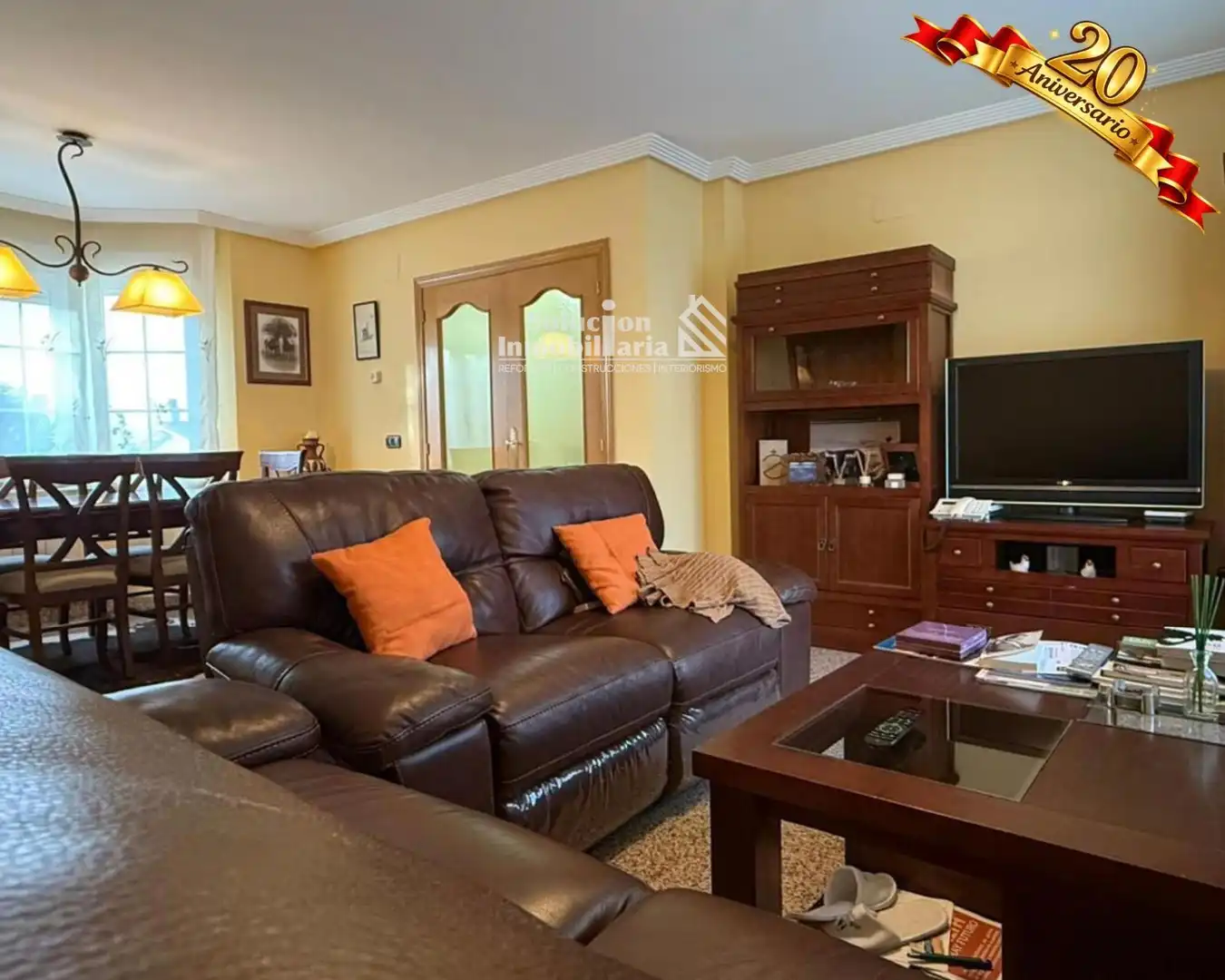 Sala de estar de Casa adosada en venta en Carrascal de Barregas con Calefacción, Terraza y Amueblado