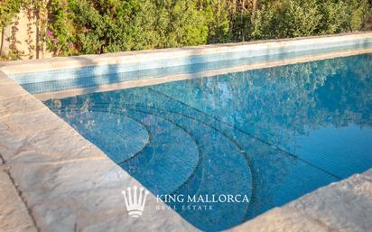 Swimming pool of House or chalet for sale in Bunyola  with Air Conditioner, Heating and Private garden