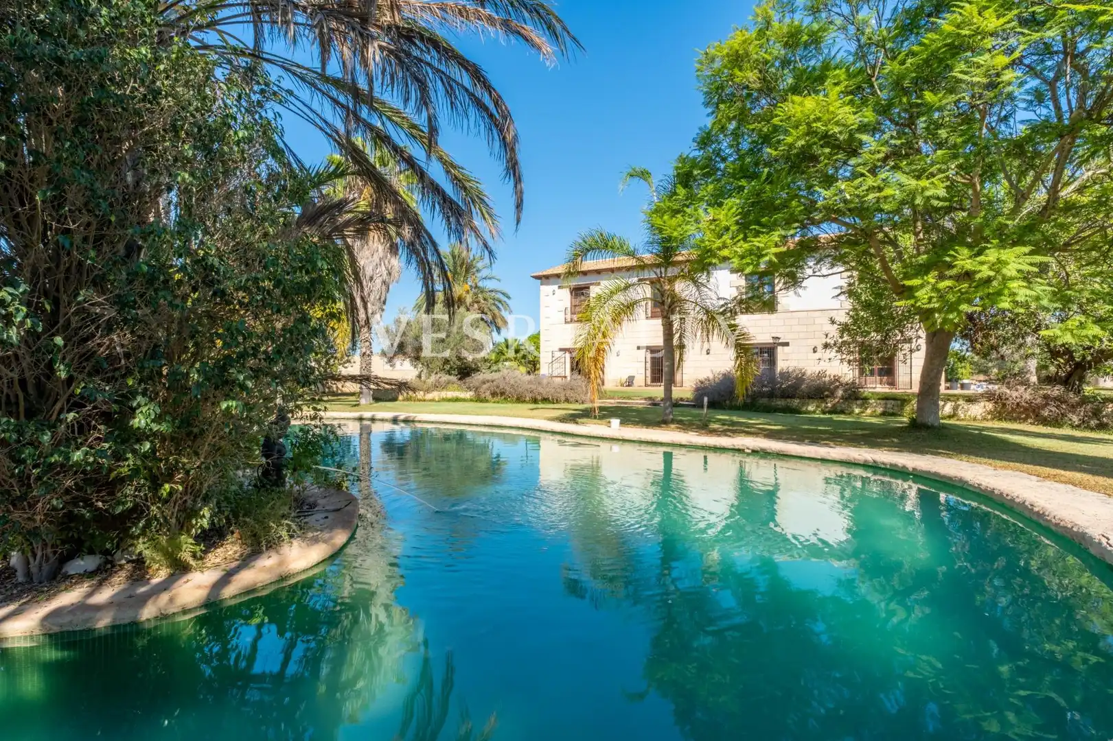 Piscina de Casa o xalet en venda en Elche / Elx amb Aire condicionat, Calefacció i Jardí privat