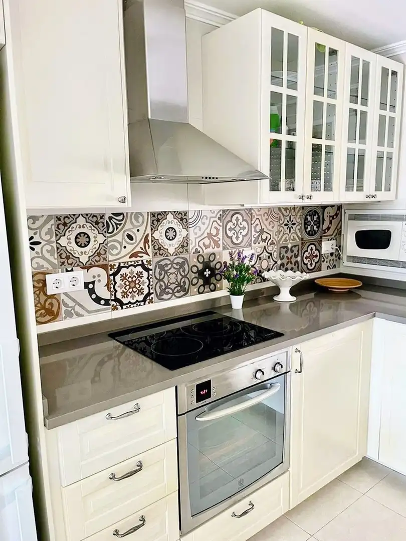 Cocina de Apartamento en venta en Los Alcázares con Aire acondicionado, Terraza y Piscina comunitaria