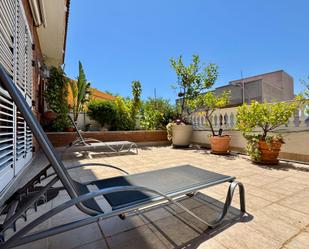 Terrace of House or chalet for sale in Santa Coloma de Gramenet  with Air Conditioner, Heating and Parquet flooring