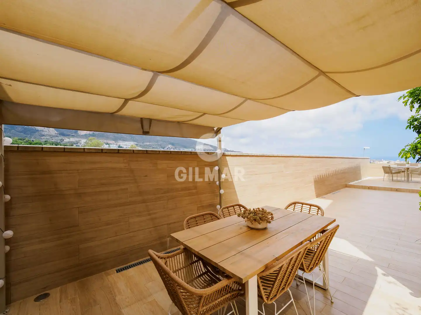 Terrace of Detached homes for sale in Benalmádena  with Heating, Private garden and Swimming Pool