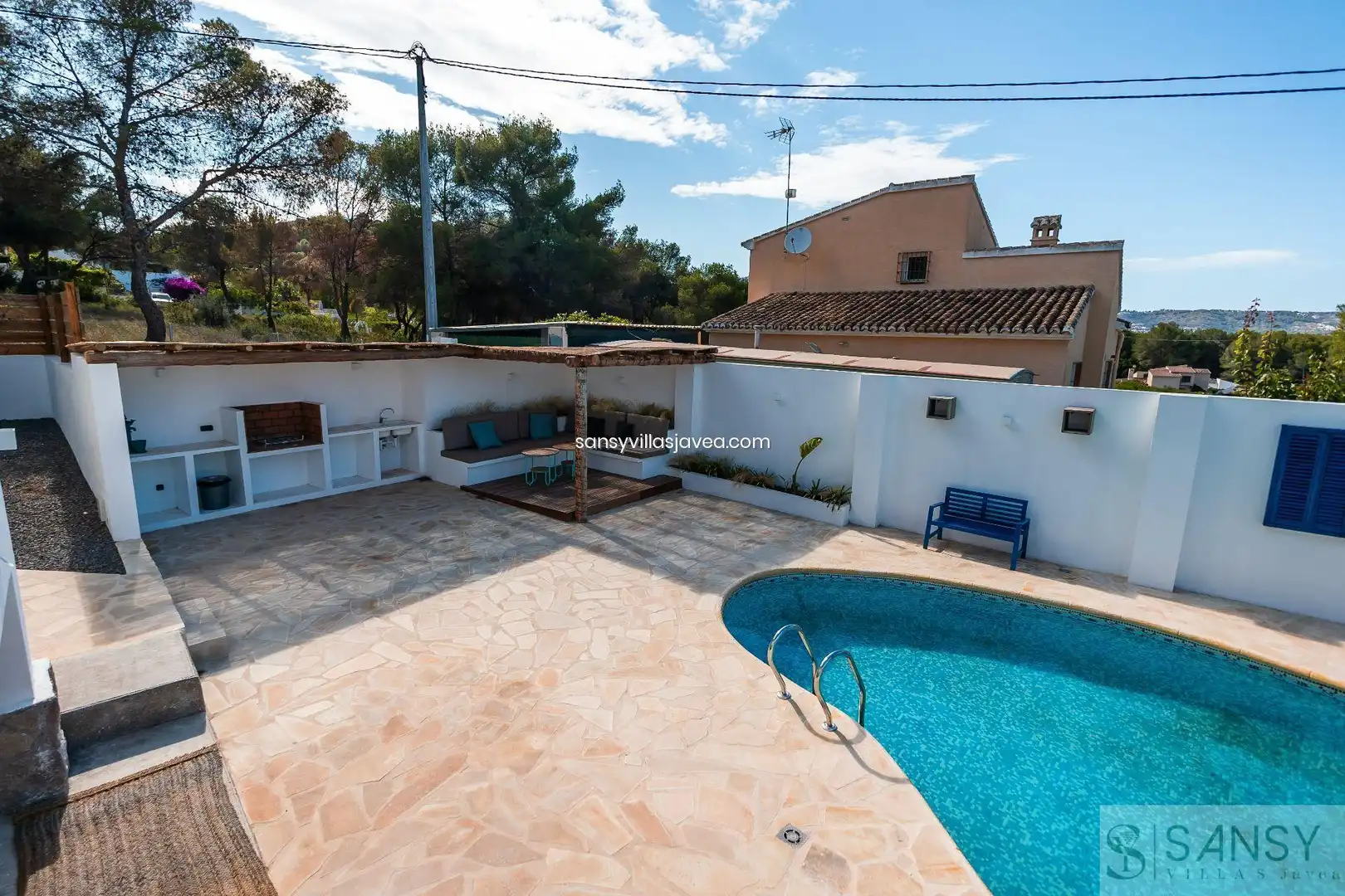 Swimming pool of Houses for sale in Jávea / Xàbia  with Storage room