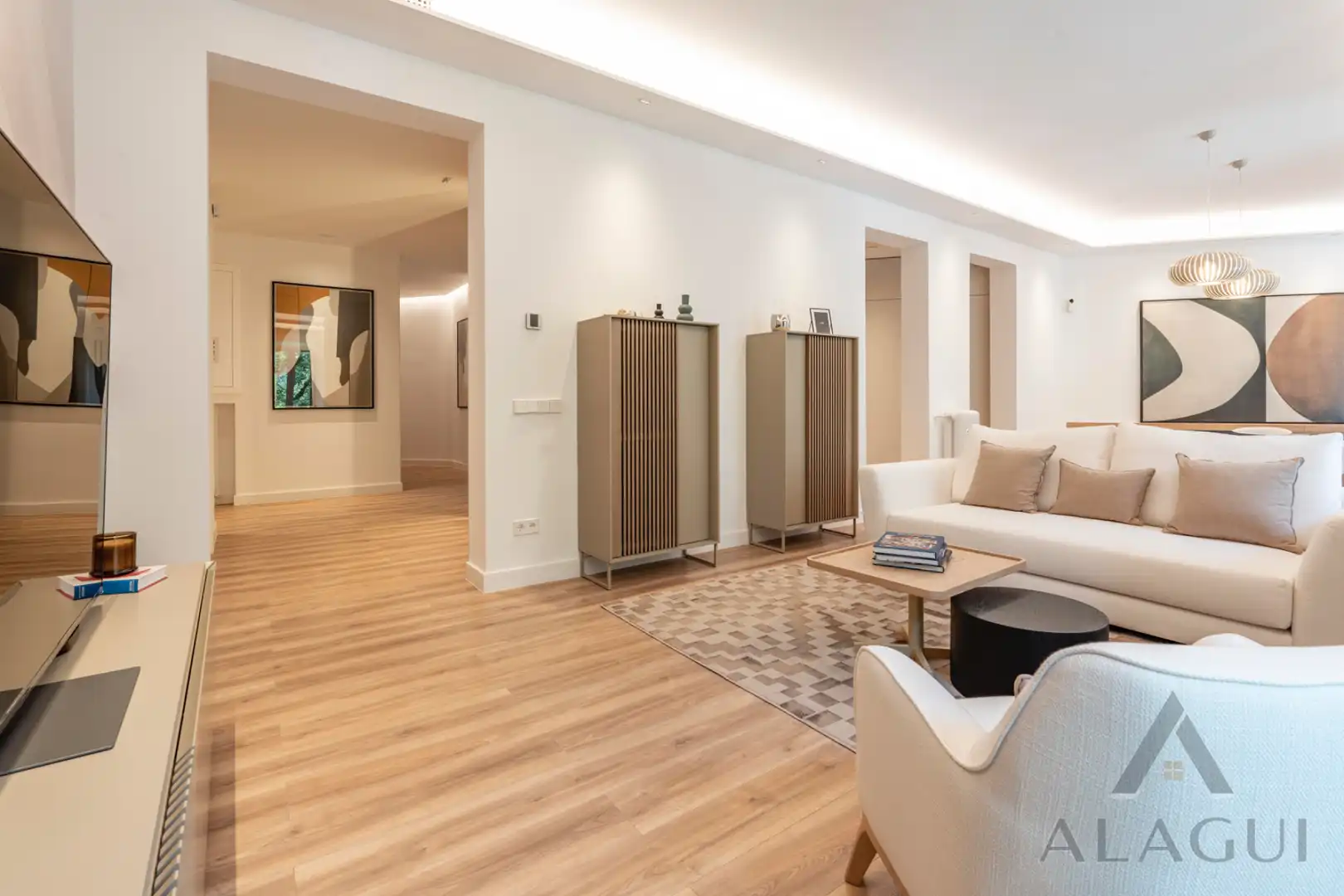 Wohnzimmer von Wohnung zum Verkauf in Madrid mit Klimaanlage, Heizung und Möbliert
