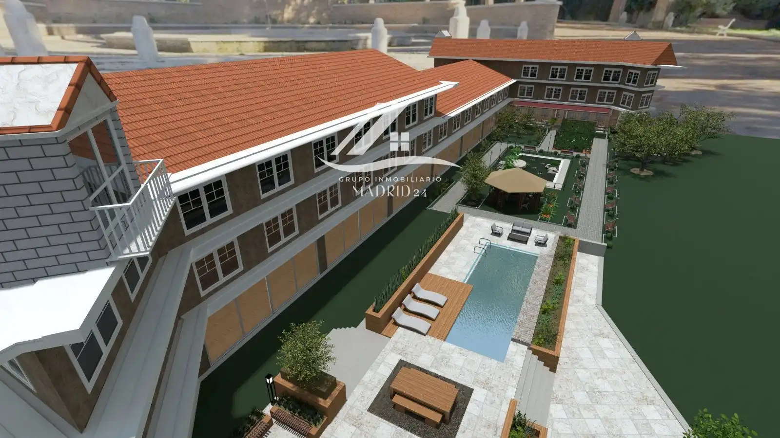 Vista exterior de Residencial en venda en Caleruega