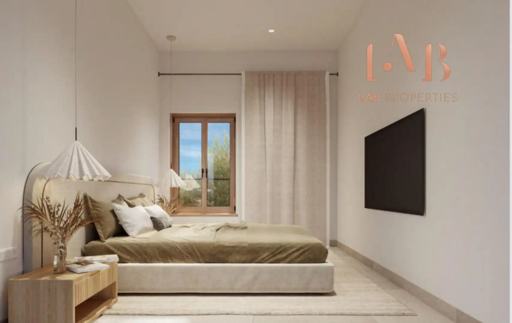 Bedroom of Detached homes for sale in Ses Salines  with Air Conditioner, Private garden and Swimming Pool