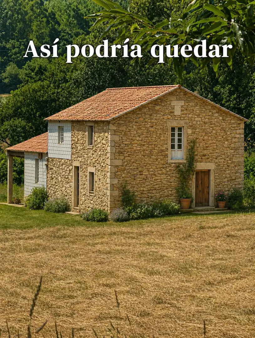 Exterior view of Houses for sale in Val do Dubra  with Private garden
