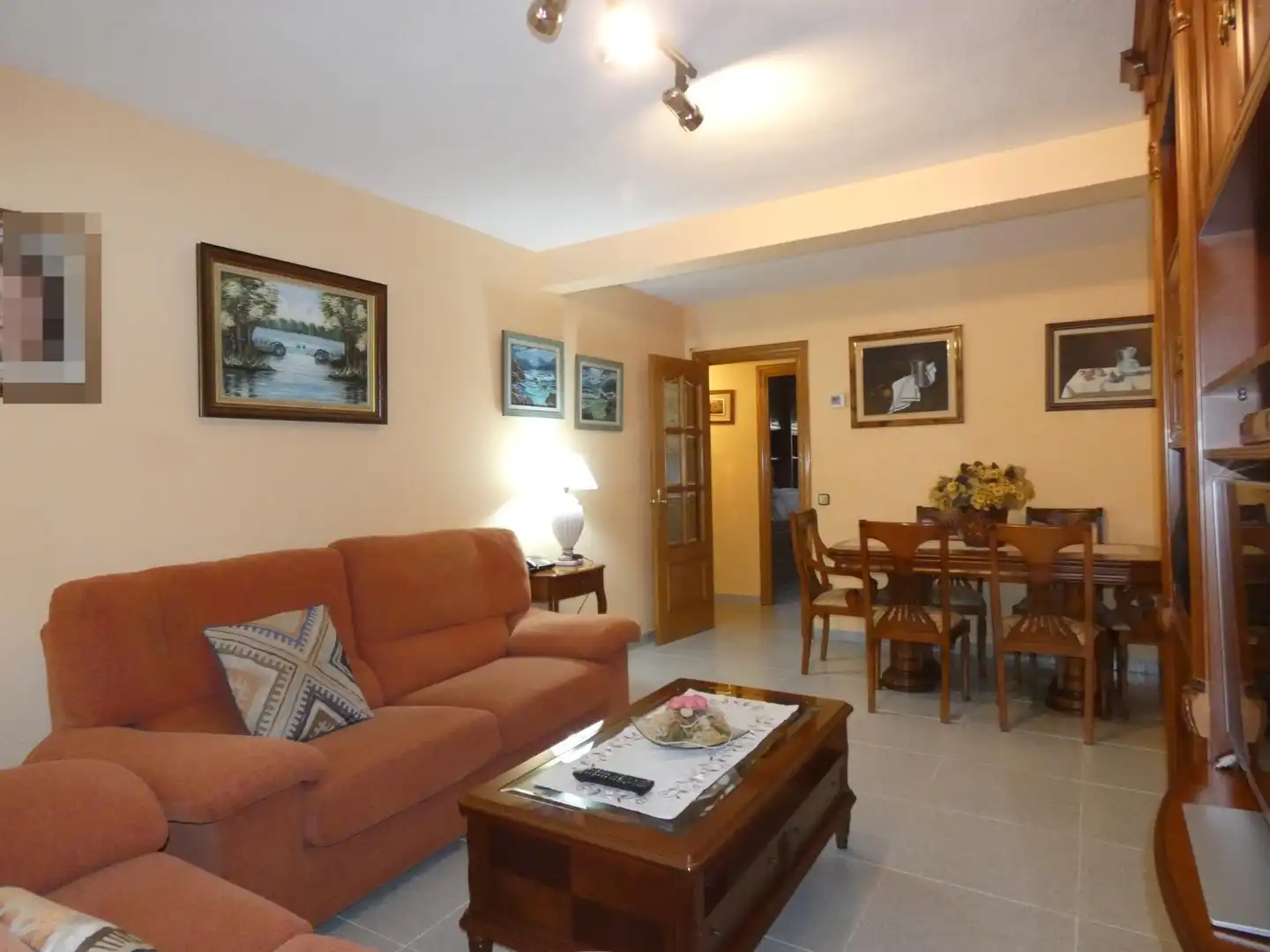 Wohnzimmer von Wohnung zum Verkauf in Utebo mit Heizung