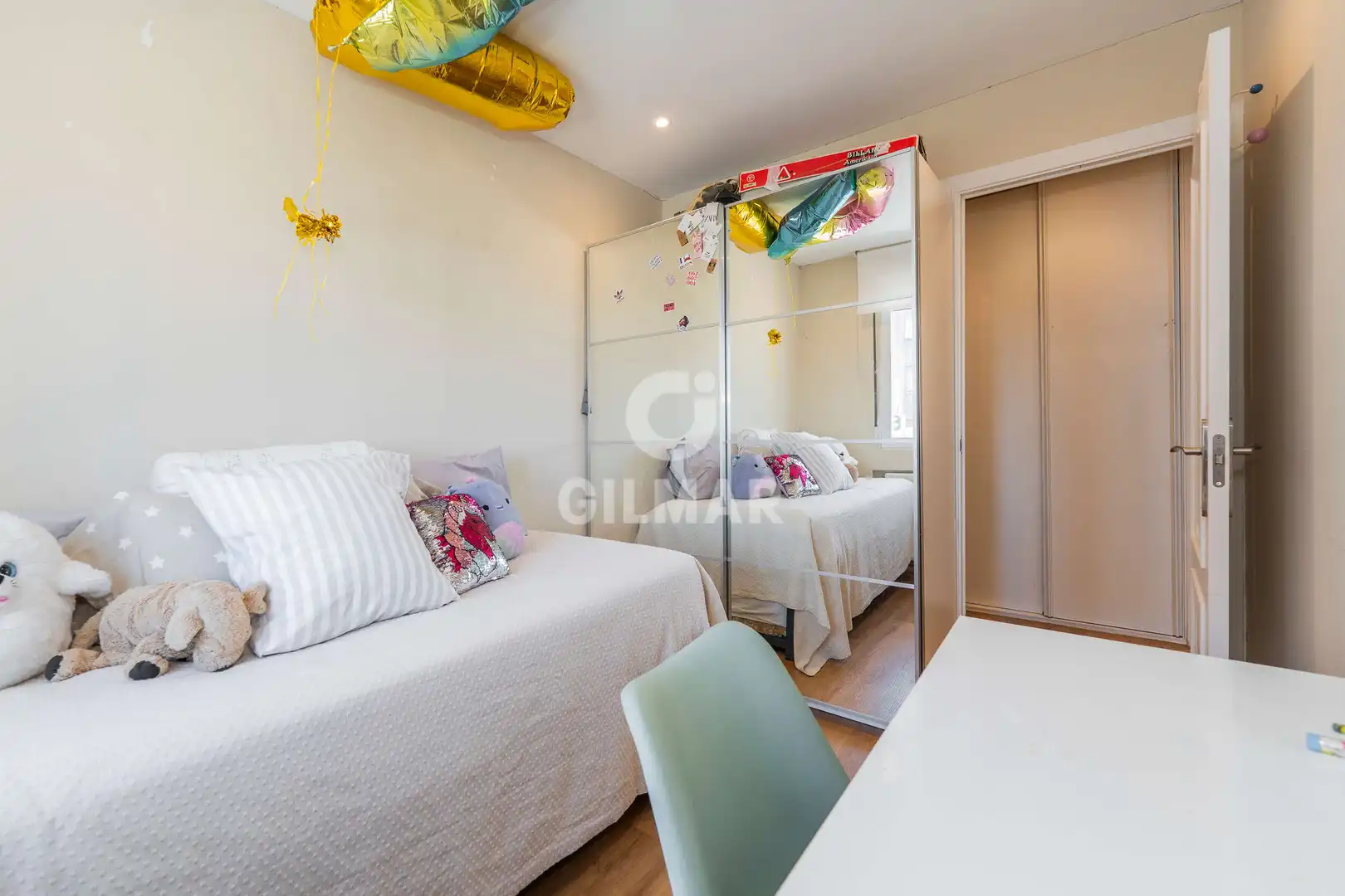 Bedroom of Flat for sale in Madrid  with Heating, Private garden and Swimming Pool