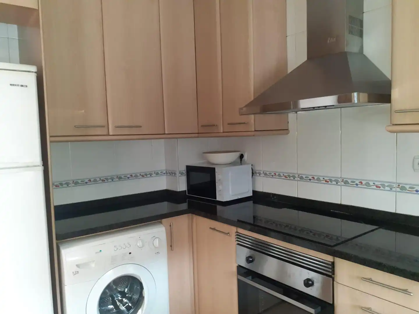 Cocina de Piso de alquiler en Mollet del Vallès con Aire acondicionado, Calefacción y Parquet