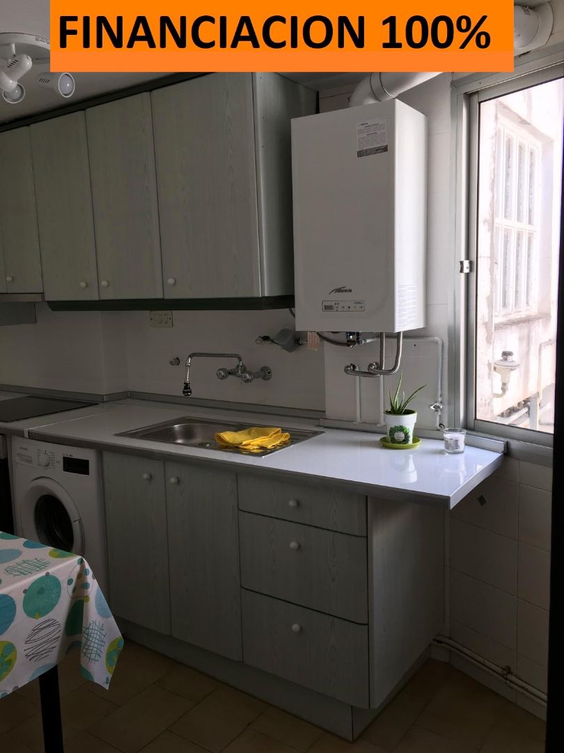 Kitchen of Flat for sale in  Zaragoza Capital  with Heating and Balcony