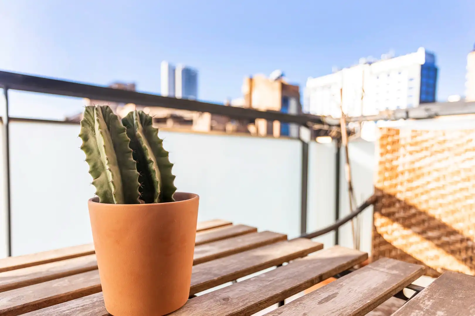 Terraza de Estudio en venta en Valencia con Aire acondicionado, Calefacción y Amueblado