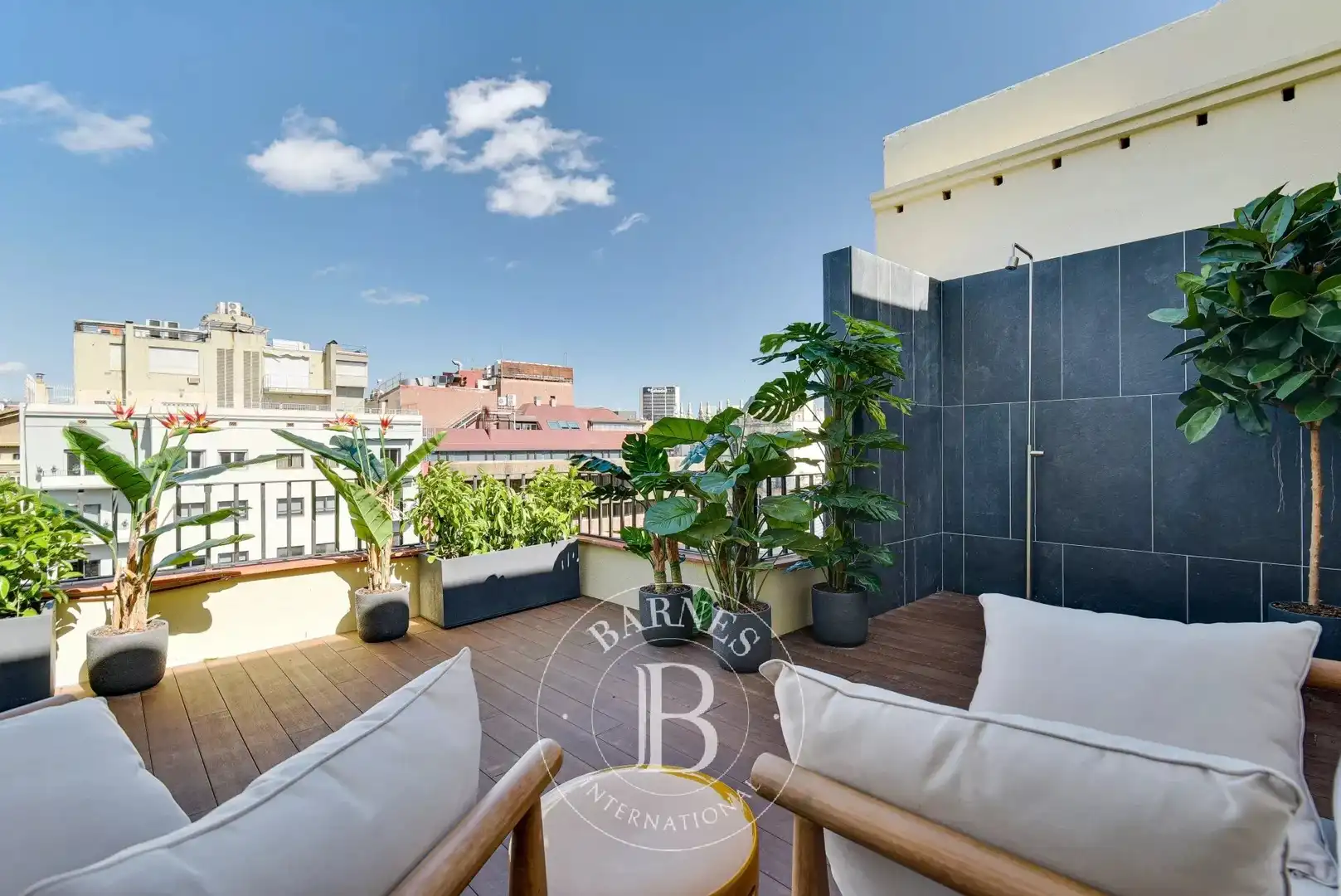 Terrasse von Dachboden zum Verkauf in Barcelona mit Klimaanlage, Heizung und Terrasse